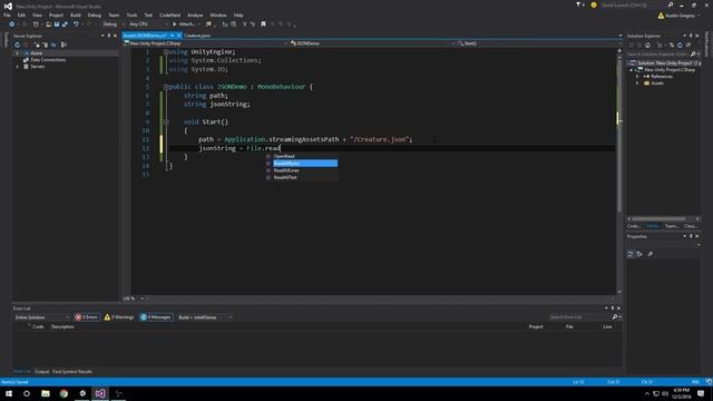 Using JSONUtility in Unity 5.3 - Working with JSON in Unity смотреть онлайн