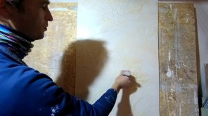 ПРОСТАЯ И ДЕШЁВАЯ ДЕКОРАТИВНАЯ ШТУКАТУРКА "ФЛОРА" // Сделай сам // Отделка стен