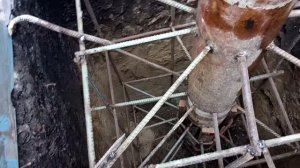 Фундамент мачты ветрогенератора.