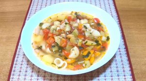 Итальянский овощной суп минестроне. Из сезонных овощей