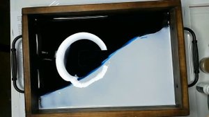 Поднос эпоксидной смолой | Resin Art | Decorate A WoodenTray With Epoxy | Paint With Epoxy