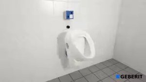 Блок управления смывом для писсуара Geberit