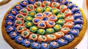 вязаные коврики своими руками