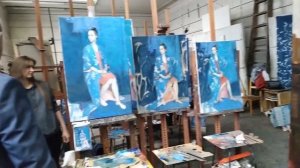 Академия художеств им. Репина. Мастерская Ю. Калюты. Живопись.