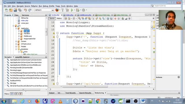 Slim framework Caviste - Catalogue Twig MVC смотреть онлайн