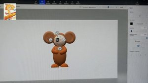 Рисуем чебурашку в Paint 3D