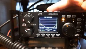 Как включить антенный анализатор в Xiegu G90