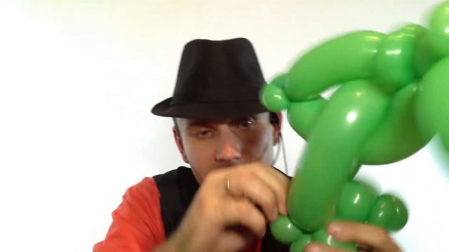 Динозаврик-дракончик из шаров шдм ★ dinosaur-dragon make balloon