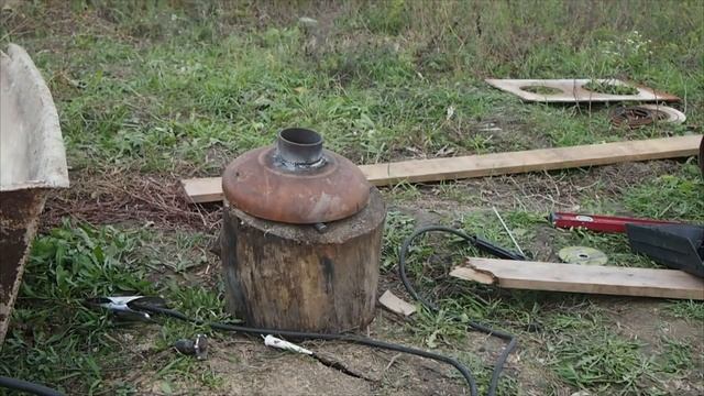 Как сделать буржуйку из газового баллона смотреть онлайн