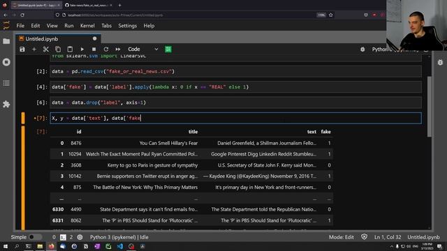 Fake News Detection in Python смотреть онлайн
