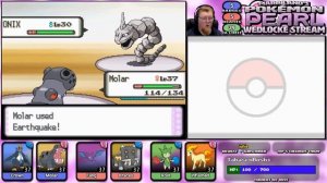 Pokémon Pearl Wedlocke Stream, Part 35 • VS. BYRON • Mar. 10, 2018 • STREAM ARCHIVE