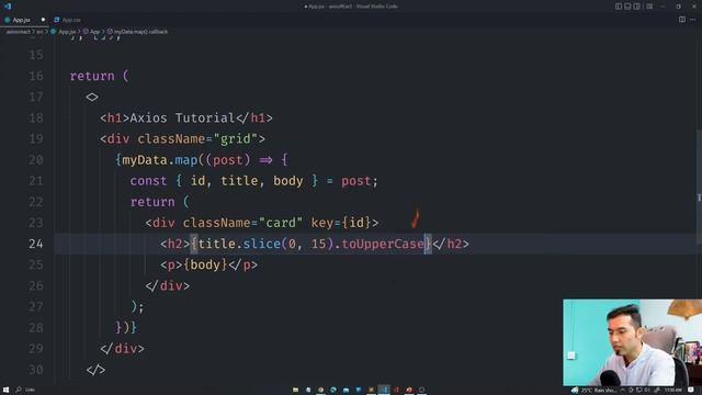 Axios Tutorial in Urdu/Hindi    Fetch Data using Axios in React JS By Programming Code Studio.