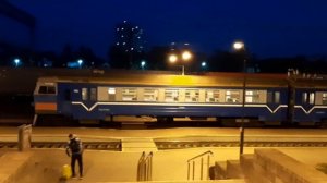 Электрички ЭР9 на белорусской железной дороге