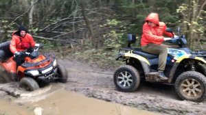 Электроквадроцикл с независимой подвеской VS задний мост.