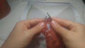 МК шали по книге Аллы Борисовой. Часть 2.