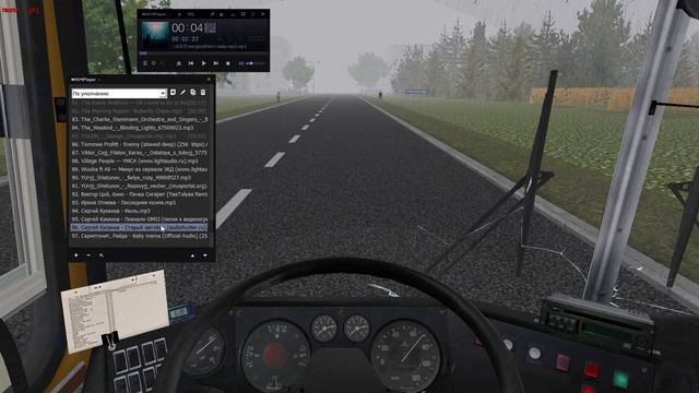 OMSI 2. Ikarus 280. Омнинск. Маршрут 39. смотреть онлайн