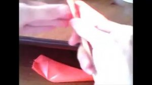 султанчик и флажок из атласных лент