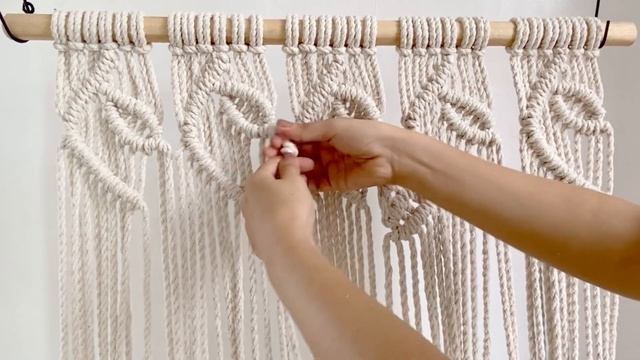 Macrame Vine and Leaf Wall Hanging 09 | Tree Branches with Leaves | Macrame for Beginner смотреть онлайн