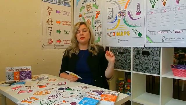 Методика визуализации и образного мышления на основе "Scriber-Cards"