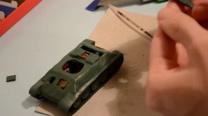 Т-34 из пластилина. Танк Победы!