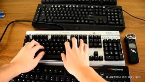 Mechanical Switch Sound Comparison Cherry MX Blue vs Black vs Red vs Brown
