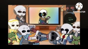 Sans Aus reaction InkSans { *ink - eco ^^*} [[ •no ship•]] (( °I am Vietnamese 🇻🇳° ))