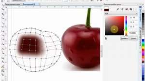 CorelDraw для начинающих  25  Практика Ч1  Рисуем вишню с фотографии