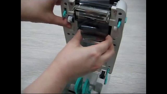 Установка риббона в принтер этикеток TSC TTP 225 323 | Инструкция и обзор смотреть онлайн