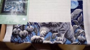 Лунный кот Золотые ручки вышивка бисером