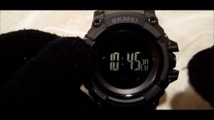 1. Часы SKMEI 1358. Настройка времени