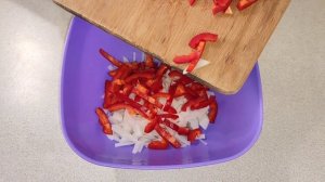 Очень простой и вкусный овощной салат