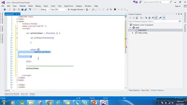 Modular Javascript - Revealing Module Pattern Javascript Tutorial