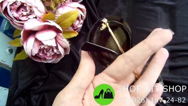 Очки Miu Brown коричневые смотреть онлайн