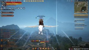 Black Desert   Полет Пегаса с горы \ Pegasus flight from the mountain BDO