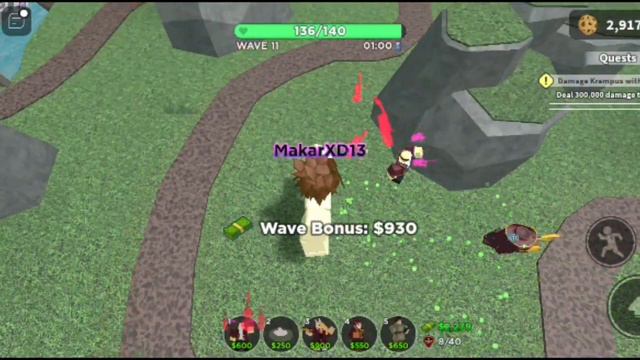 Ковбой против босса молтана кто выграет?Игра Roblox Tower defense simulator