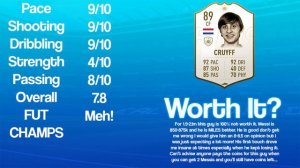 FIFA 19 | 89 ICON CRUYFF REVIEW!