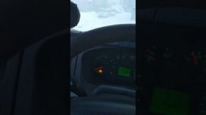 Запуск дизеля в мороз -27. Форд транзит