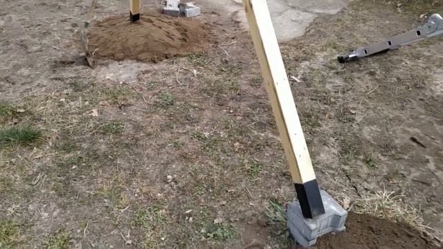 4iq huśtawka ogrodowa podwójna HEKTOR II drewniana, jak zrobić huśtawkę i wbić kotwę stabilizującą