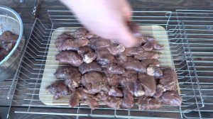 Ароматная и вкусная печень на мангале!!!