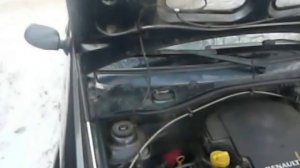 Газовые упоры капота логана