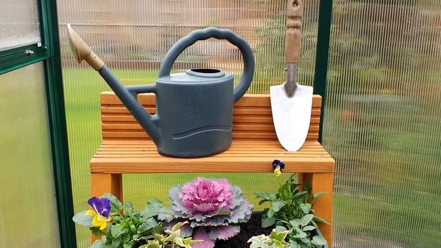 419. СВОИМИ РУКАМИ. ТЕПЛИЦА, ПОДСТАВКА ДЛЯ ЦВЕТОВ И WINTER PLANTS.