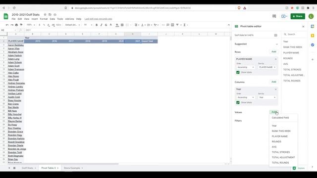 Google Sheets Pivot Tables for Beginners - Google Sheets Tutorial 2021