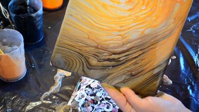 Круговой ФЛЮИД АРТ/ Картина акрилом/ Идея интерьерной картины. смотреть онлайн