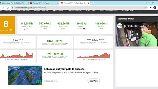 Грабли LIVE's , обзор канала, сколько зарабатывает канал на YouTube? смотреть онлайн