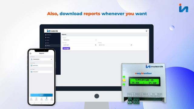 Digital Temperature Monitoring System & Data Logger  -  easyMonitor