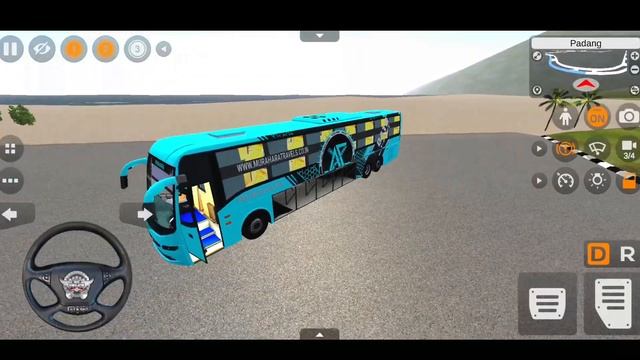 MURAHARA VOLVO SLEEPER BUS MOD For Bus Simulator Indonesia || Bussid Mod || Offroad Gamers ||