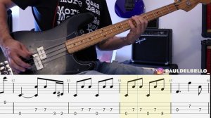 Metallica - Nothing else matters / bass cover / playalong with TAB