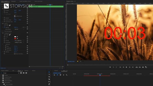Create an ANIMATED COUNTDOWN TIMER in Adobe Premiere Pro.