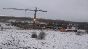 Таймлапс | ЖК PLUS Пулковский | работа башенного крана jaso
