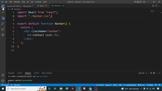 React basics with JSX and props in HINDI | React js